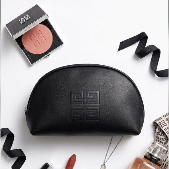 Givenchy Handbags - Givenchy Black Makeup Pouch Beauty Bag Cosmetic Case GWP
